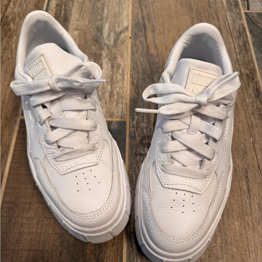 Puma Women's White Sneakers - Picture 2 of 4